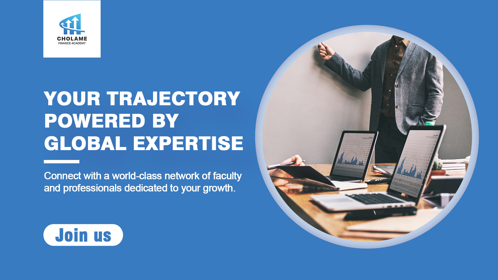 Cholame Finance Academy global expertise education visual