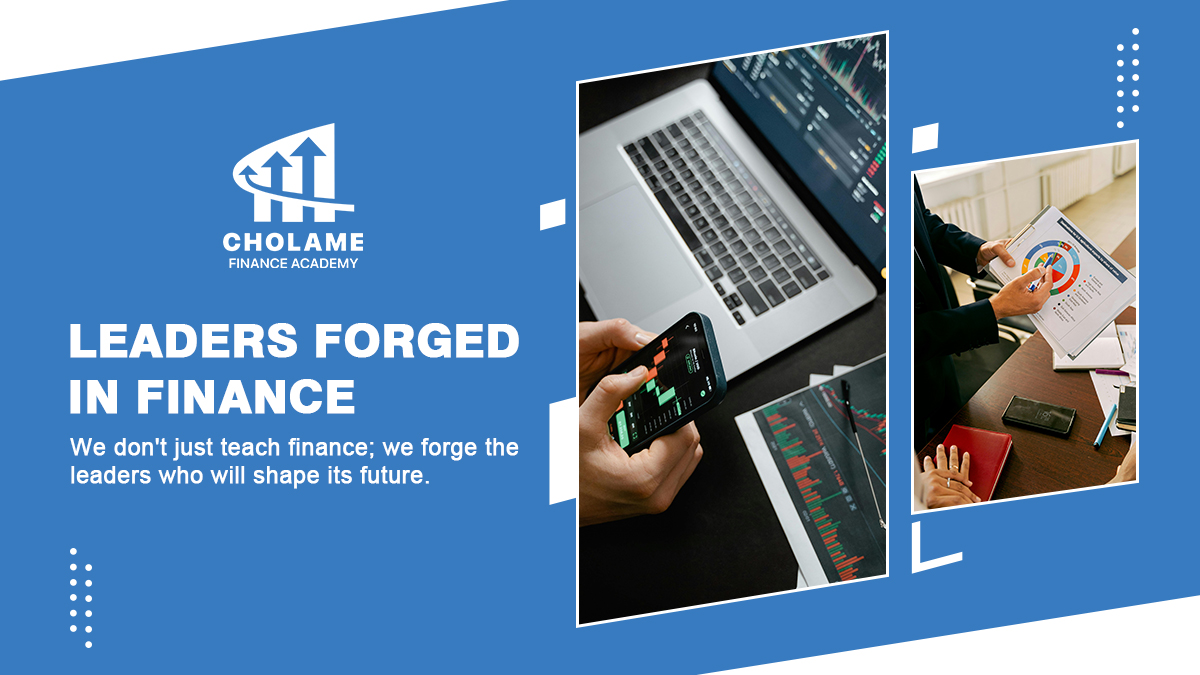 Cholame Finance Academy leaders in finance branded visual